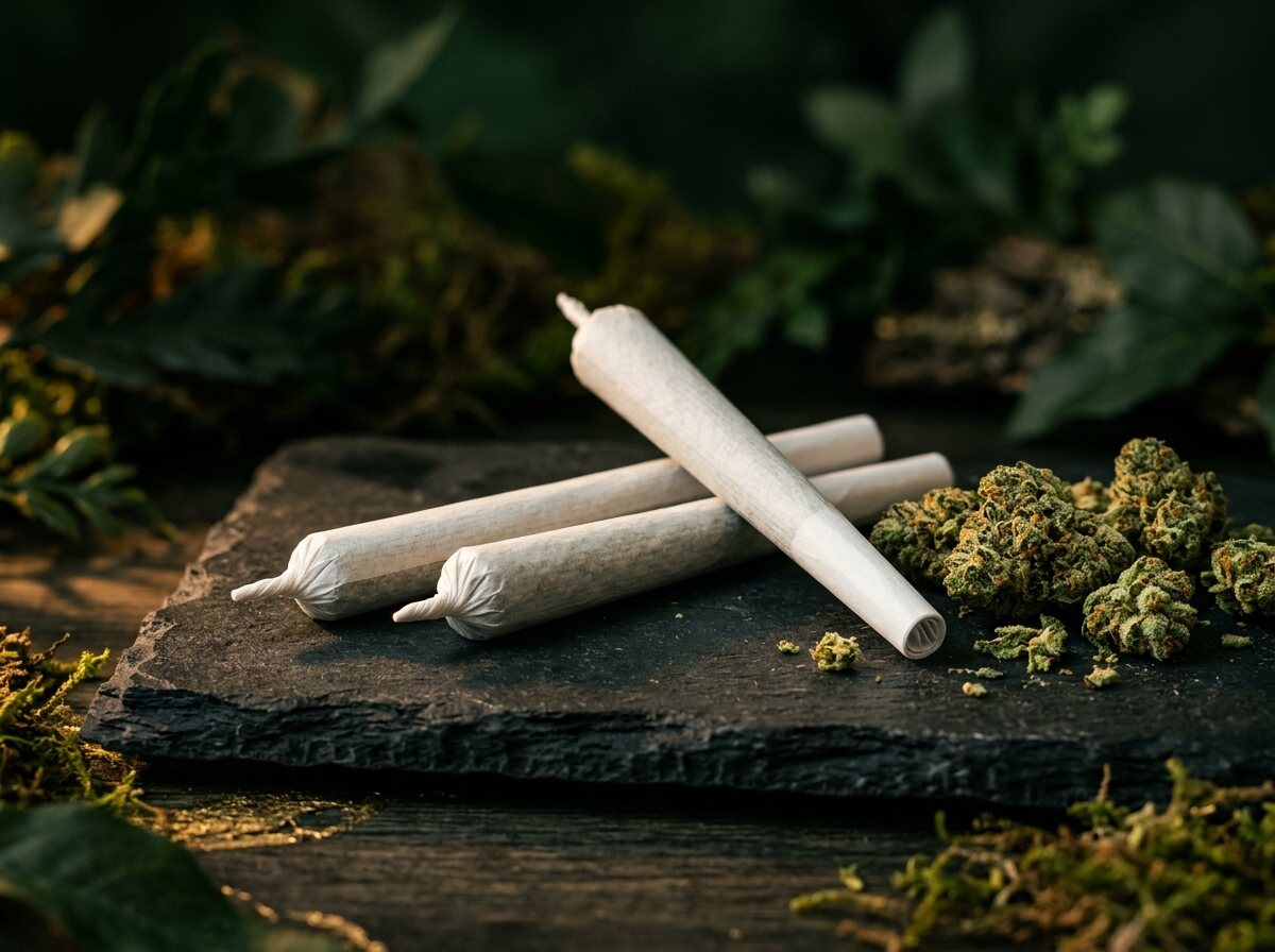 Sun-grown cannabis pre-rolls